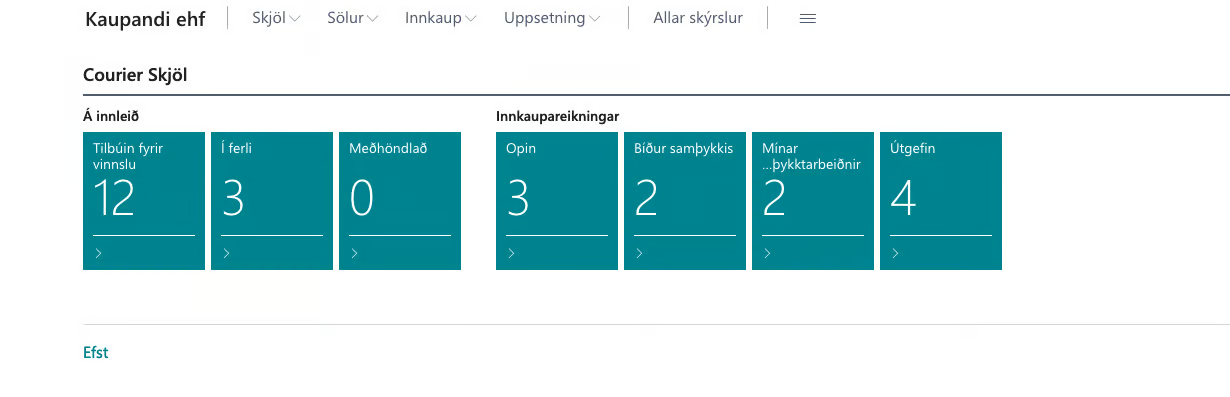 Role Center eDocs focused